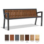 Moraine Bench 6' with Back