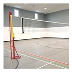 Volleyball / Badminton Posts, Steel, Micro-Adjustable, 1-7 / 8", Pair