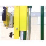 Volleyball / Badminton Posts, Steel, Micro-Adjustable, 1-7 / 8", Pair