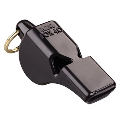 Mini Fox Whistle, Black