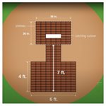 Sacs d'argile et de briques pour 1 monticule