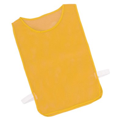 Dossard en filet avec élastiques, jaune