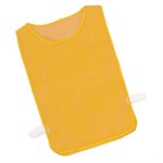 Dossard en filet avec élastiques, jaune