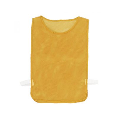 Mesh Pinnie with Elastic, Neon Orange