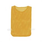 Mesh Pinnie with Elastic, Neon Orange