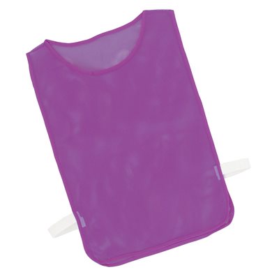 Dossard en filet avec élastiques, mauve