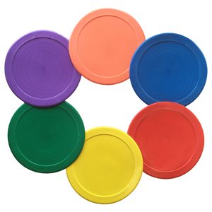 Set of 6 flat markers