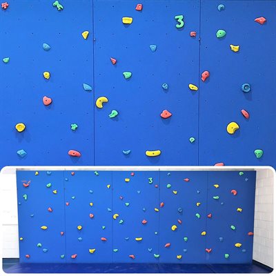 Plywood Traverse Wall, Panels Included, 8'x24'