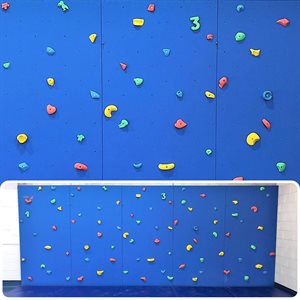 Plywood Traverse Wall, Panels Included, 8'x24'