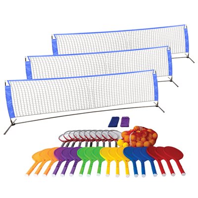 Ens. de mini-tennis, 74 items