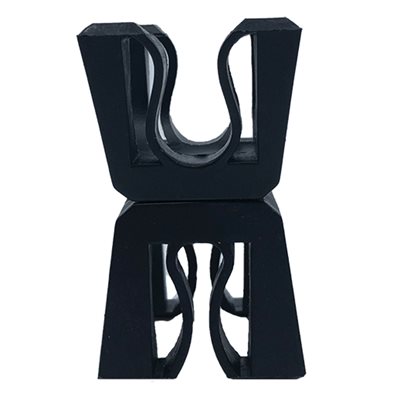 4 attaches pour cerceau plat et tubulaire (ou tige)