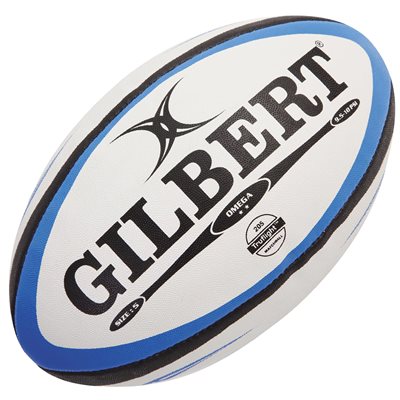 Ballon de rugby de partie Gilbert Omega, 3 épaisseurs, #5