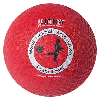 Ballon officiel de kickball rouge Mikasa Waka