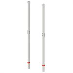 Double Steel Posts, 1.9" (4.8cm)