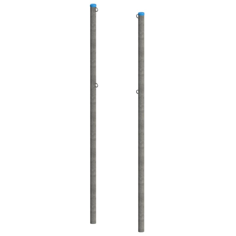 Poteaux simples en acier, extérieurs, 6 cm (2,375")