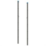 Single Steel Outdoor Posts, 2.375" (6 cm)