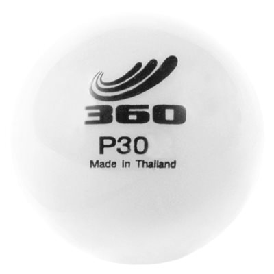 Balle de jeu en vinyle blanche Softex, 3"