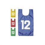 12 numbered JUNIOR pinnies #1-12
