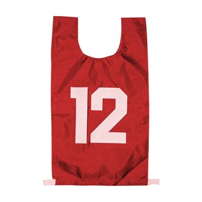 12 numbered JUNIOR pinnies #1-12