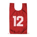 12 numbered JUNIOR pinnies #1-12