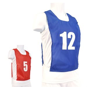 15 JUNIOR numbered pinnies #1-15