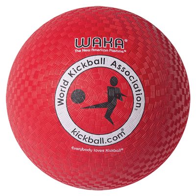 Ballon officiel de kickball Mikasa Waka, rouge