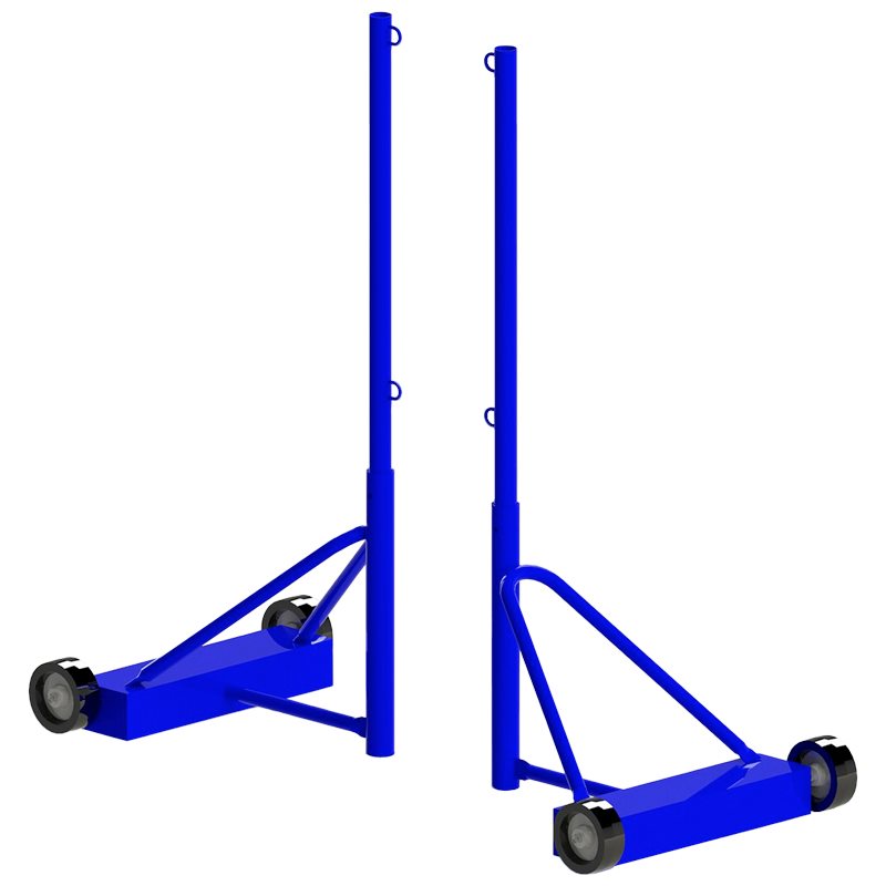 Portable badminton posts Weighted base