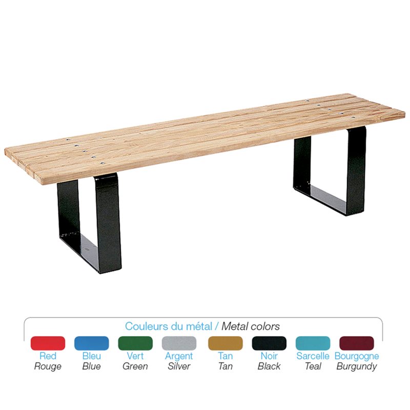 Banc plat sans dossier Banc plat sans dossier