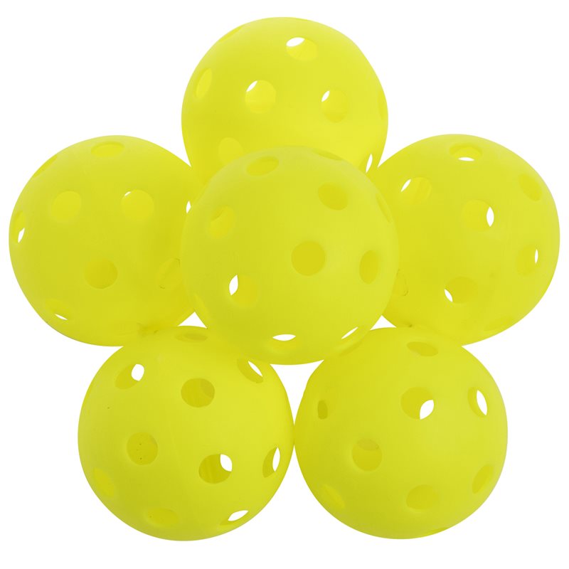 INDOOR Pickleballs, set of 6