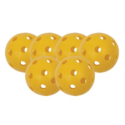 6 Outdoor Pickleballs