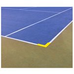 12 Yellow Game Line Markers for Pickleball Court 