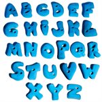 26 letter-shaped climbing holds (A to Z) Medium size