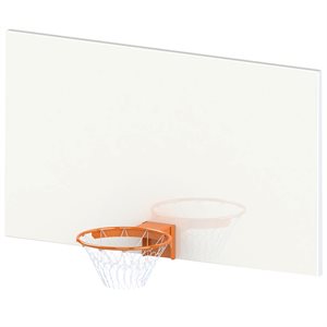 Panneau de basketball rectangulaire en acier