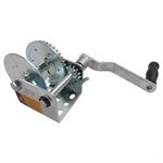Replacement winch with removable crank