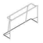 Pair of Steel Soccer Goals, 6-½' X 12' X 2' X 3'3"