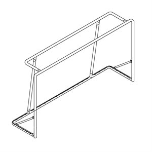 Pair of Steel Soccer Goals, 6-½' X 12' X 2' X 3'3"