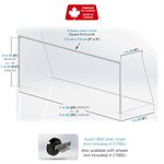 Pair of Steel Soccer Goals, 8' X 24' X 4' X 6'