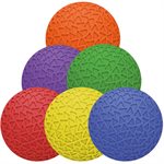 6 Easy Grip textured balls, 8"