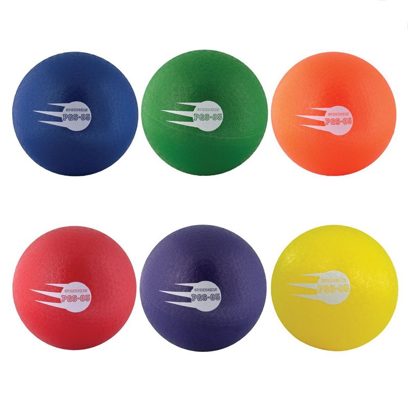 Set of 6 playground balls Speedskin, inflatable and soft