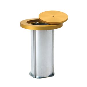 Outdoor Pickleball Ground Sockets with Cover Plate