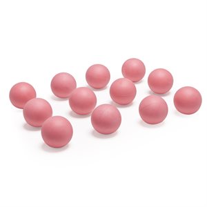12 Lacrosse Training Balls, Pink