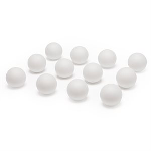 12 Lacrosse Training Balls, White