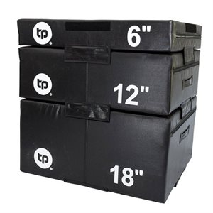3 Foam Plyometric Boxes with Velcro