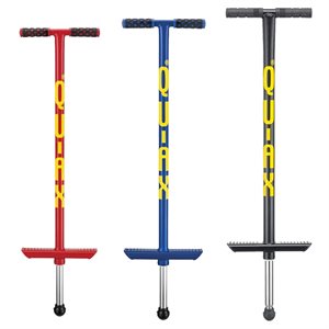 Qu-Ax Pogo Stick, Capacity of 66 Lb (30 Kg), Red