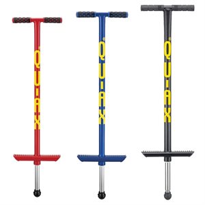 Qu-Ax Pogo Stick, Capacity of 110 Lb (50 Kg), Blue