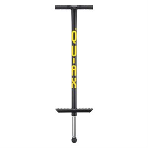 Qu-Ax Pogo Stick, Capacity of 176 Lb (80 Kg), Black