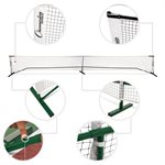 Champion Portable Pickleball Net Set, 22' (6.7 M)