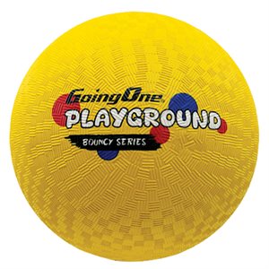 Yellow Durable Rubber Play Ball
