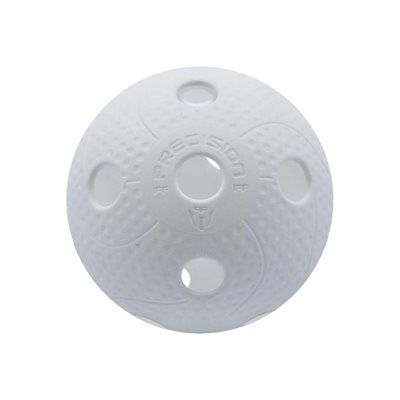 White Exel Precision Pro League Floorball Ball
