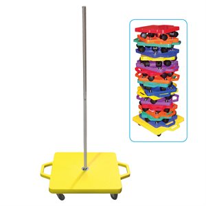 Scooter board stacker